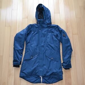 Helly Hansen Winter Parka Jacket Coat Helly Tech Size Medium Blue